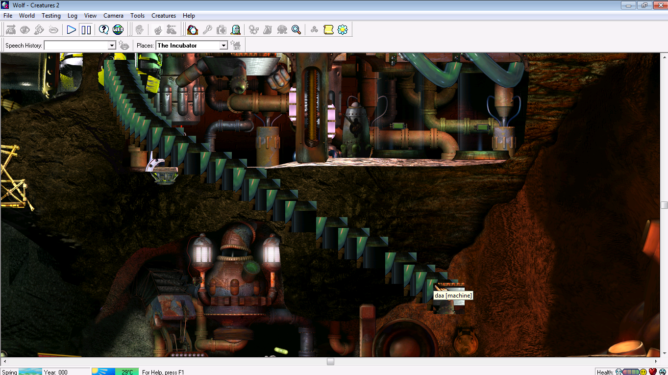 C2 in 32 Bit Mode (Click to enlarge)