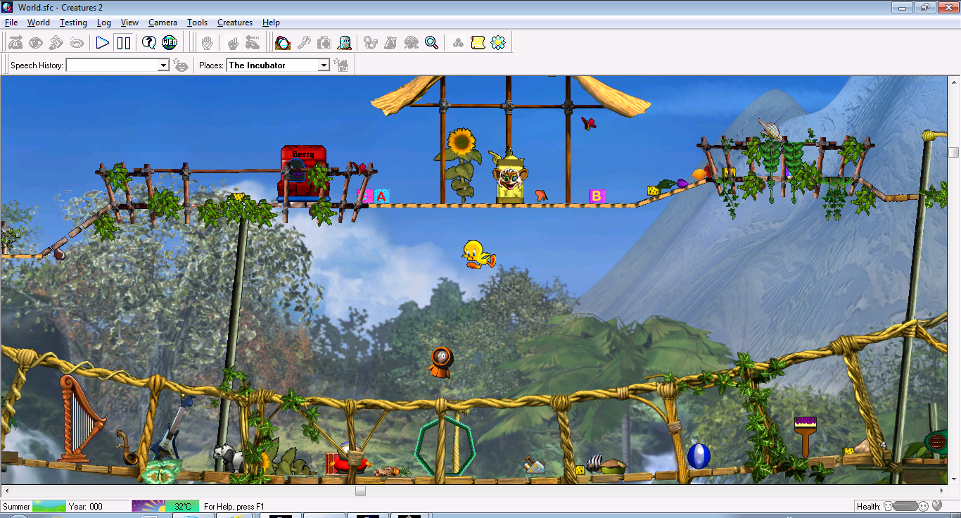 Critters In My Albia (Click to enlarge)