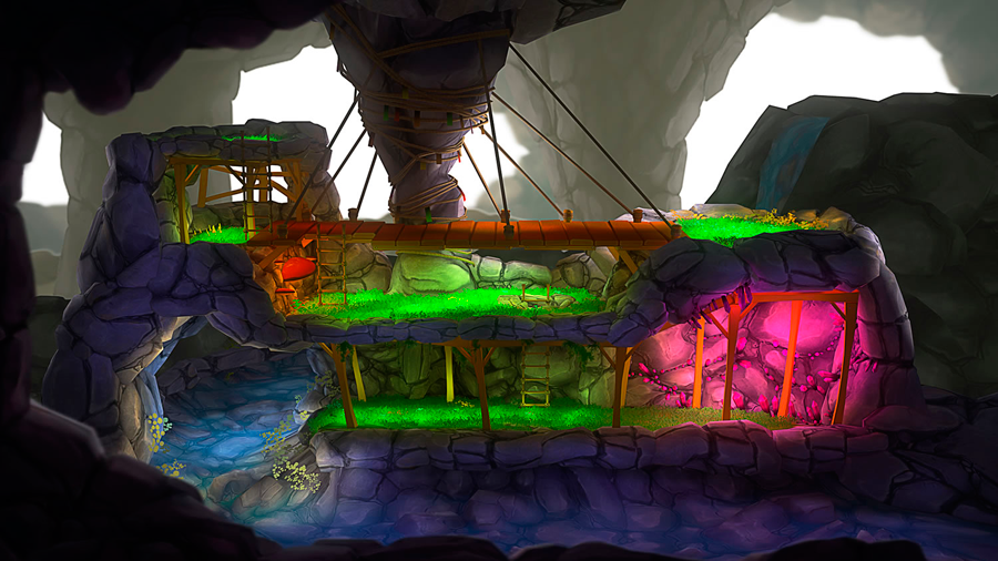 C4 Environment: The Cavern (Click to enlarge)