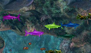 Colorful Sharklings (Click to enlarge)