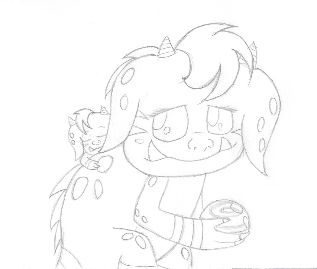 Ma Grendel and Little Fig (Click to enlarge)