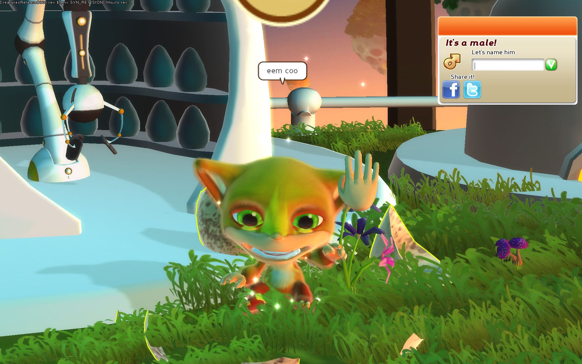 Creatures Online Norn (Click to enlarge)