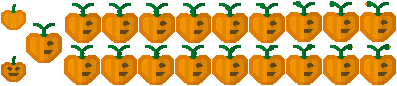 Pumpkin Sprites 2 (Click to enlarge)