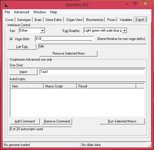 C3 Genetics Kit (Click to enlarge)