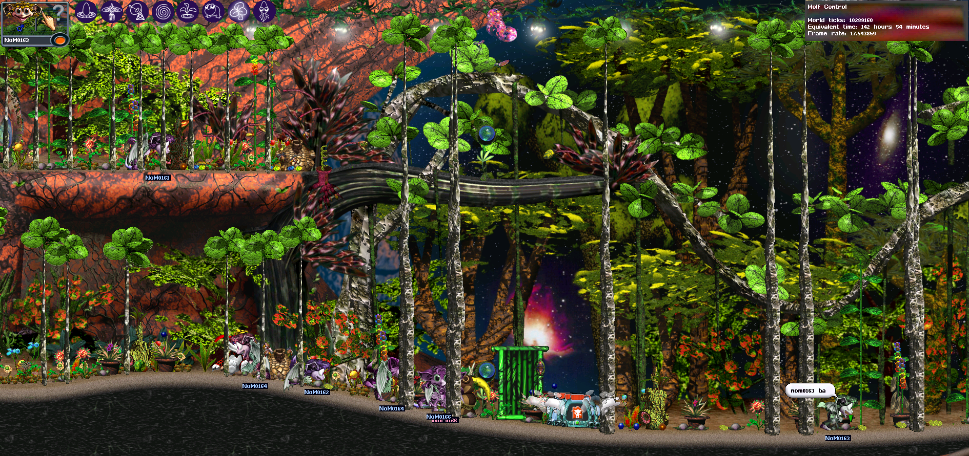 New Feral Run World (Click to enlarge)