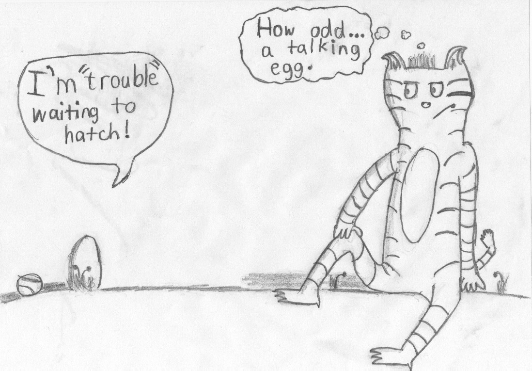 When Eggs Talk... (Click to enlarge)