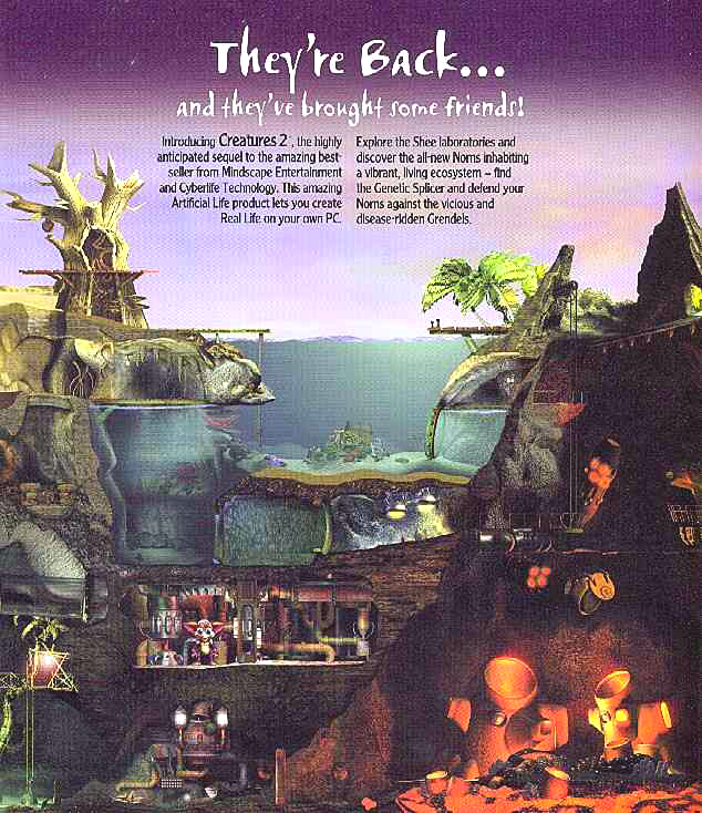 Creatures 2 Box Art - Inside (Click to enlarge)
