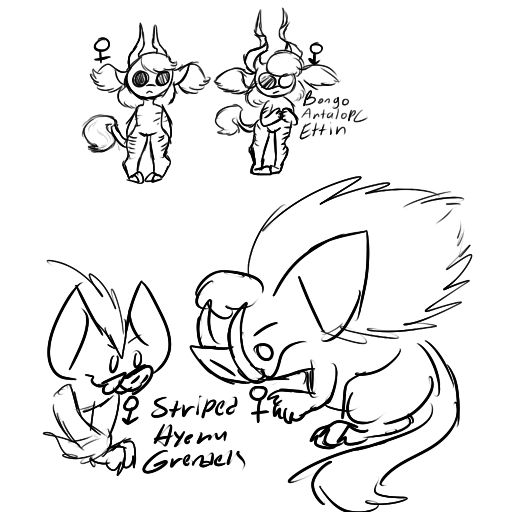 Some Quick Sketches  (Click to enlarge)