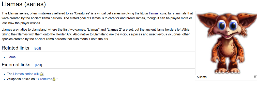 Llamas (Click to enlarge)