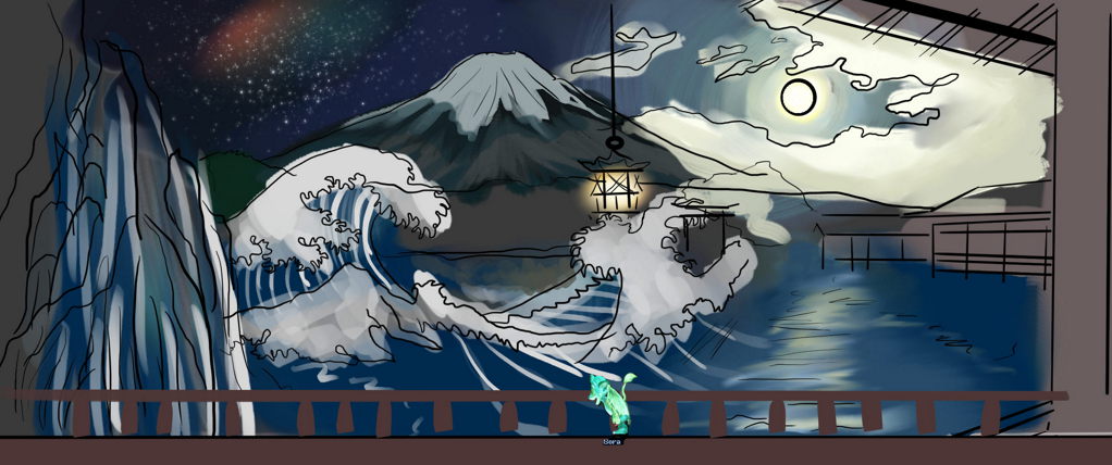 Water temple metaroom concept (Click to enlarge)