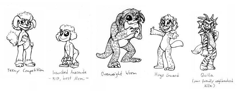 Creature Doodles: Hera (Click to enlarge)