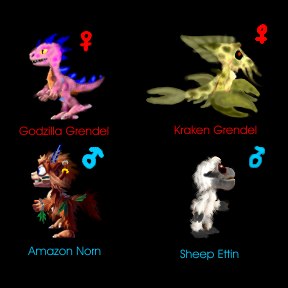 Creature Concepts (Click to enlarge)