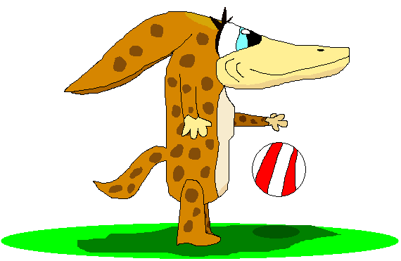 Banana Playing With Her Ball (Click to enlarge)